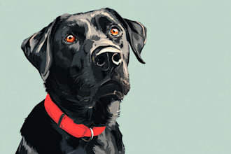 create detailed realistic animal vector illustration