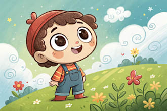 design a cartoon character