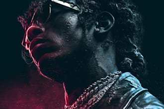 design custom rap album cover art for hip hop, trap, drill and underground