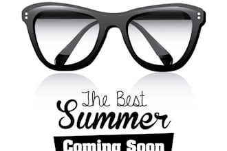 design sunglasses , watch, clock and optical shop logo