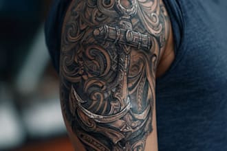draw a custom tattoo design for your body