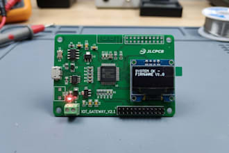design, review schematics, pcb, pcba, jlcpcb production and firmware