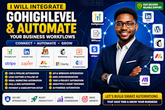 integrate gohighlevel facebook ads wpforms mailchimp notion stripe zapier ai