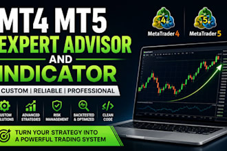 develop custom mt4 mt5 indicator or expert advisor