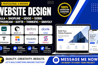 design salla store shopline odoo dorik typedream softr thinkific simvoly website
