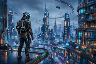 design sci fi illustration and sci fi sci fi illustration