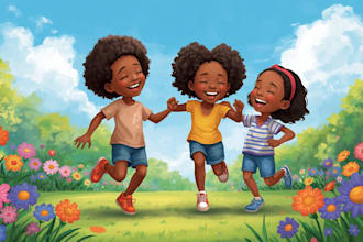 african american book illustration children story bookcover children picturebook