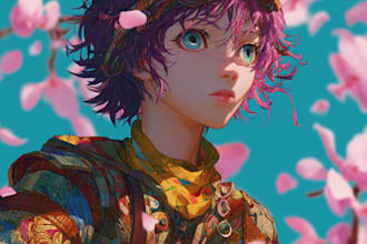 do a anime character