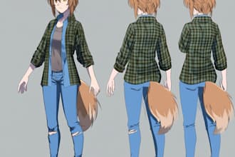 do a anime character