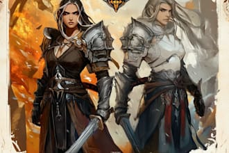 dnd, fantasy character and dnd character