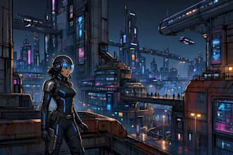 draw sci fi illustration and sci fi sci fi illustration