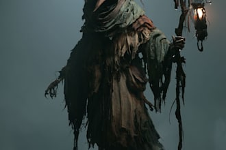 create gothic horror concept art
