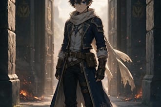 create viral anime fight ai video anime scene cinematic ai anime fight animation