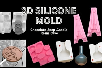 design professional injection mold plastic mold design 3d silicone soap mold