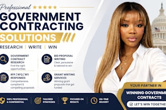 win government federal contract proposal writing rfp response bid grant sam gov