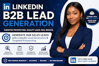 generate b2b sales leads with linkedin lead generation and targeted prospecting