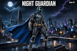 do a superhero comic