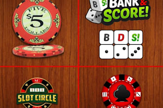 design professional modern poker chip or game, poker card, poker logo