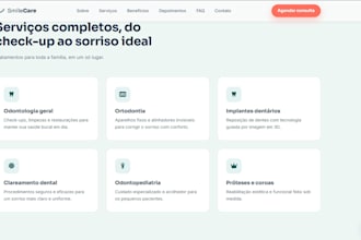 create a modern responsive landing page