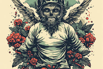 create a custom vintage design for your tshirt or apparel