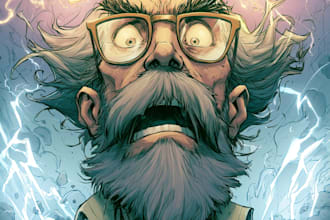 comic art with emotion, style, and impact