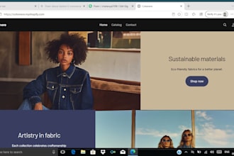 make a drop shipping and e commerce websites