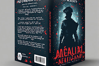 design a thriller, mystery, crime, or romance book cover