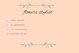 design professional editable business card templates