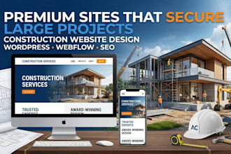 website for home renovation construction contractor website
