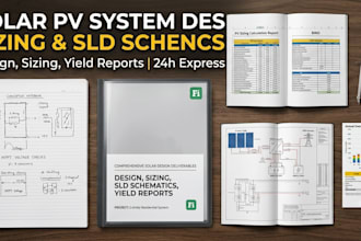 do solar pv sizing, single line diagrams sld