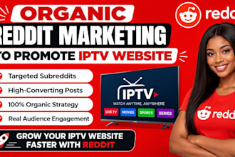 use powerful reddit seo promote your ecommerce business, bookstore, iptv website