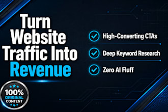 write revenue driving b2b SEO articles and blogs