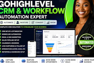 gohighlevel crm workflow automation email marketing pipeline calendar booking