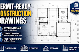 prepare permit ready construction drawings for your project