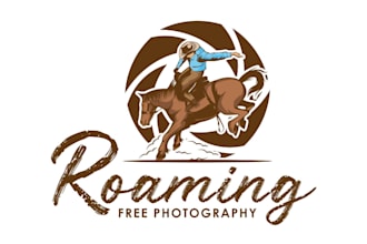 design a unique animal pet equestrian logo with branding