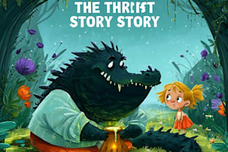do draw awesome children book illustration and storybook