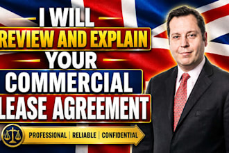 review and explain commercial lease agreement