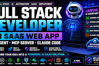 full stack developer software developer ai saas web app jarvis ai assistance mcp