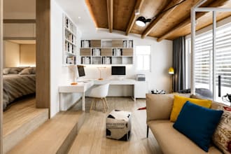 do house, apartment office interior design and architectural 3d rendering