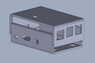 plastic enclosure design,pcb housing, snap fit, raspberry pi case,product design