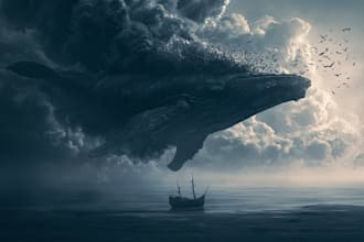 create a photo manipulation and photo editing