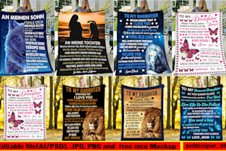 create premium custom blanket, quilt, hooded blanket and pod home décor designs
