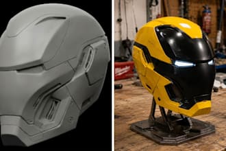 3d print and paint your custom cosplay helmet, mask or armor prop