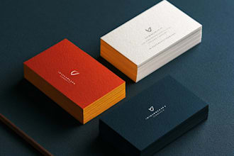 design minimal and elegant business cards