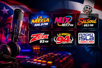 airplay your music in puerto rico and dominican republic radios