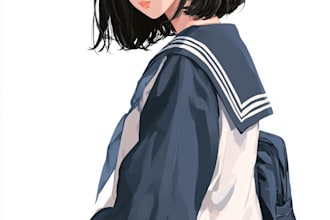 anime character an illustration and anime character