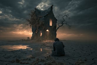 do photoshop editing, realistic photo manipulation