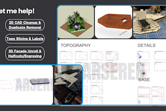 prepare architectural files for laser cutting