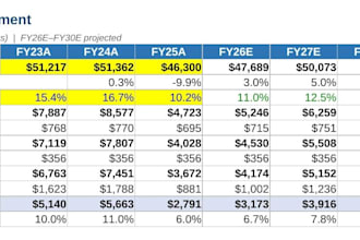 build financial models, dcf valuation and excel dashboards