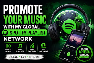 promote your music with my global playlist network